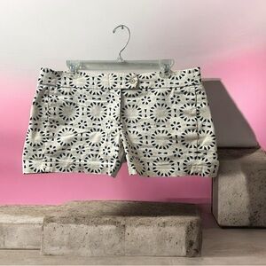 J. Crew Cream Patterned Women's Shorts